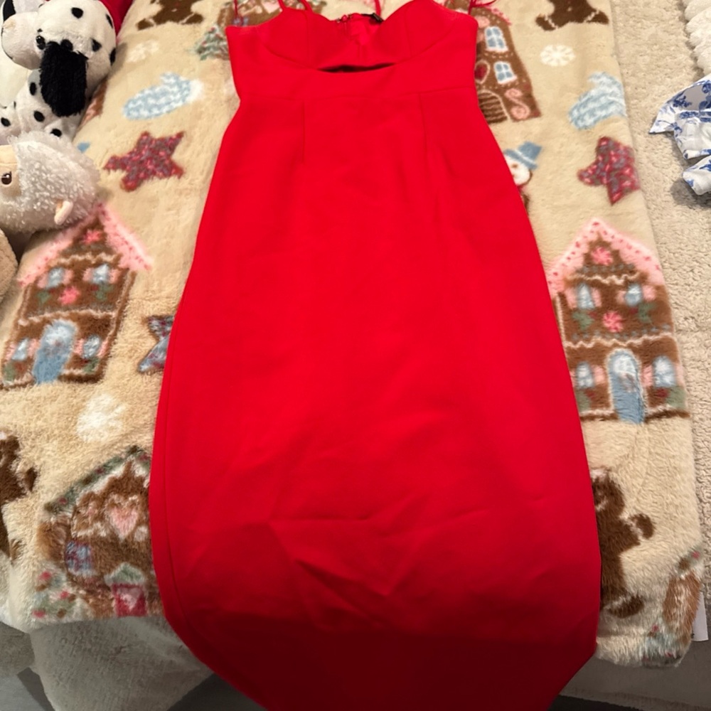 Elegant Red Kids Dress